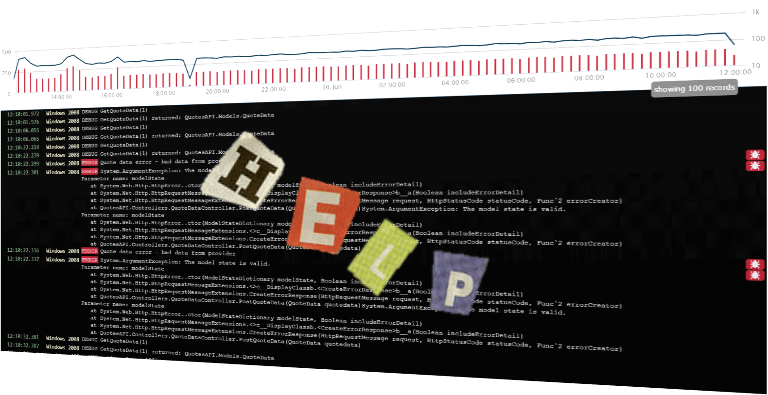Webinar log error